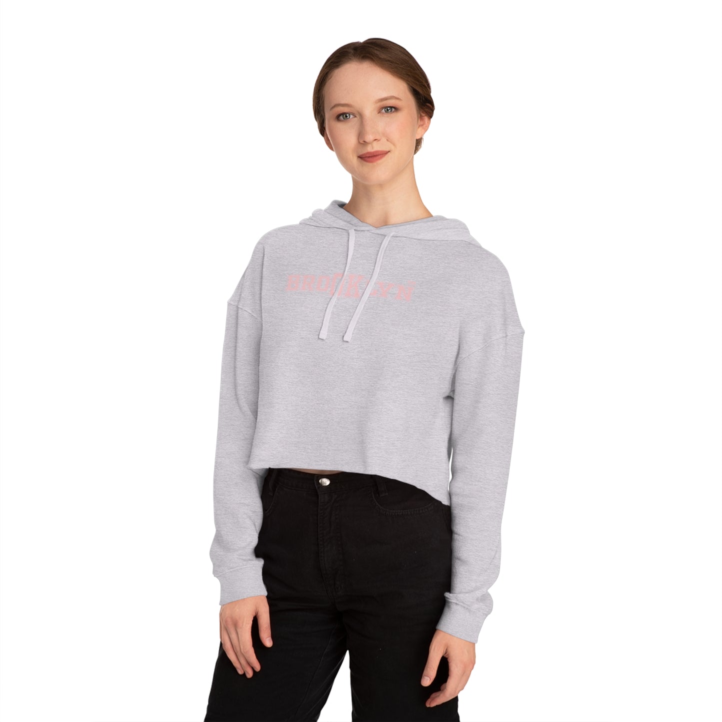 Ok Brooklyn's Women’s Cropped Hooded Sweatshirt
