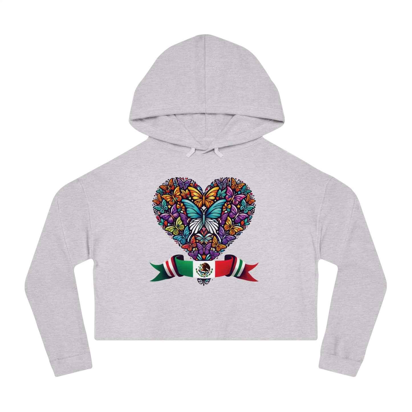 Women’s Cropped Butterfly's Heartland Hooded Sweatshirt