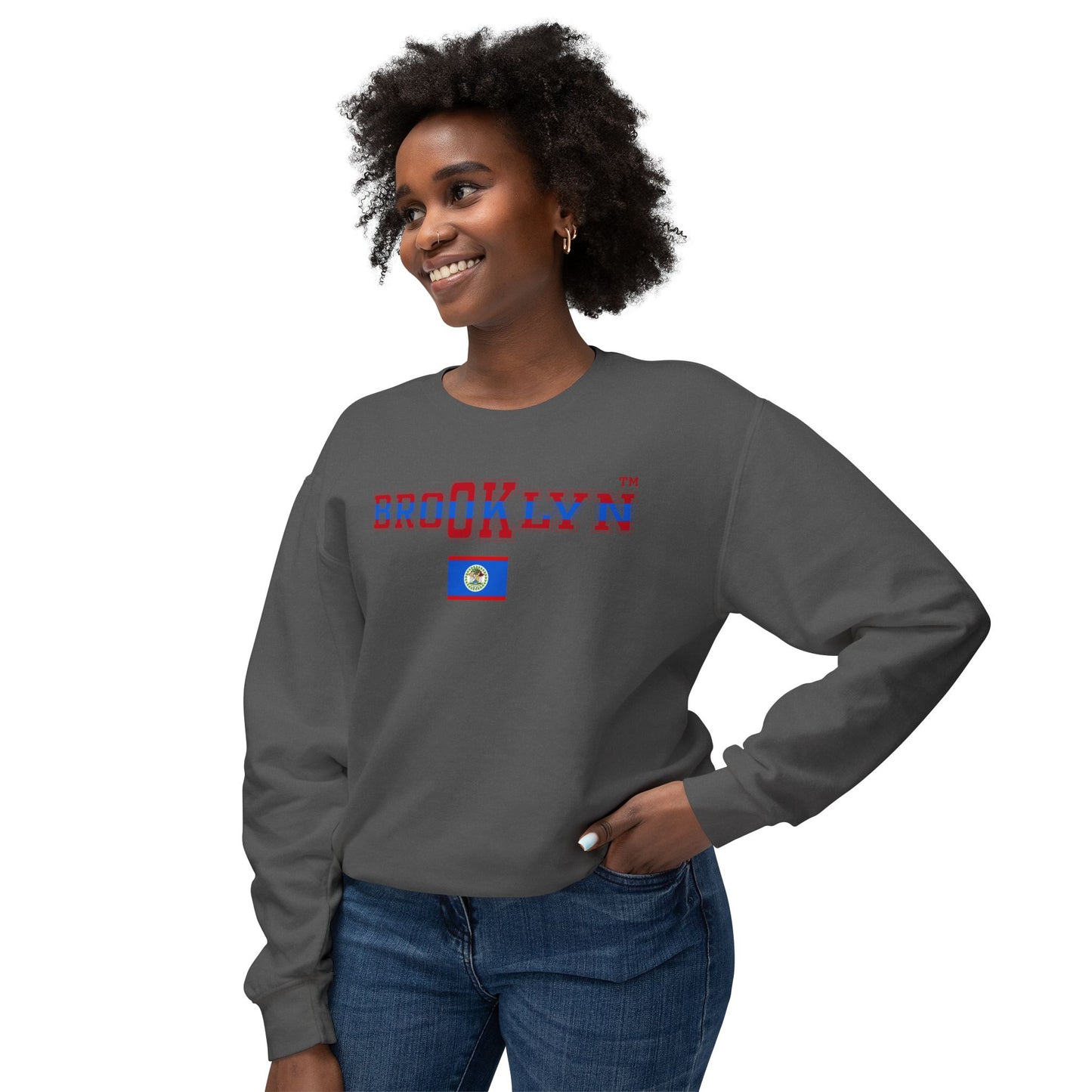 Belize Unisex Lightweight Crewneck Sweatshirt