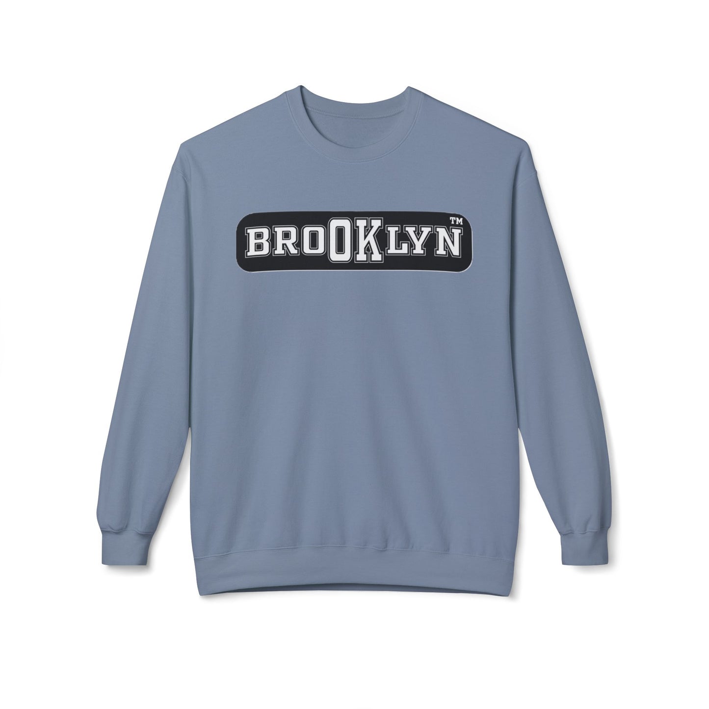 Ok Brooklyn Unisex Midweight Softstyle Fleece Crewneck Sweatshirt