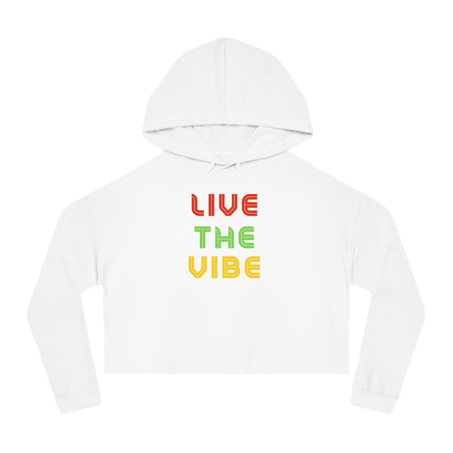 Begetter's Women Cropped Hoodie - Live the Vibe