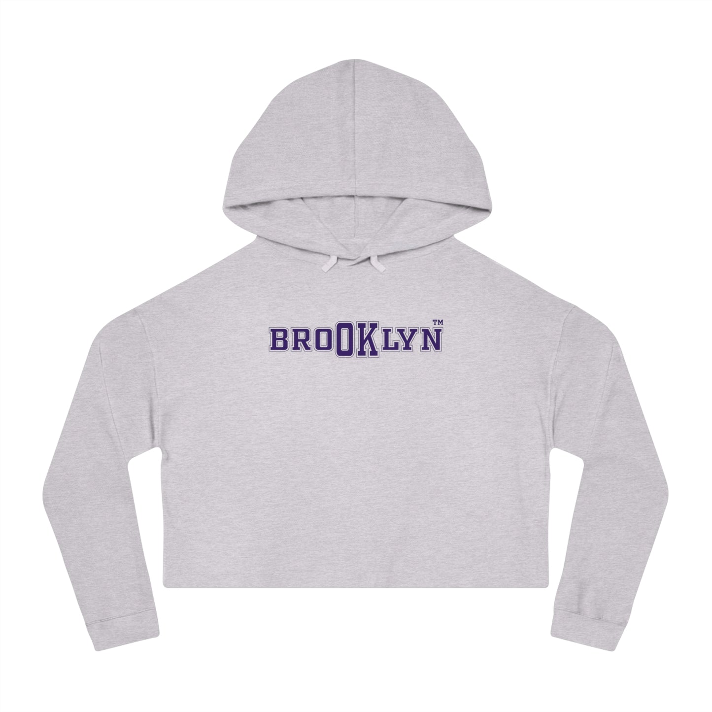Ok Brooklyn's Women’s Cropped Hooded Sweatshirt