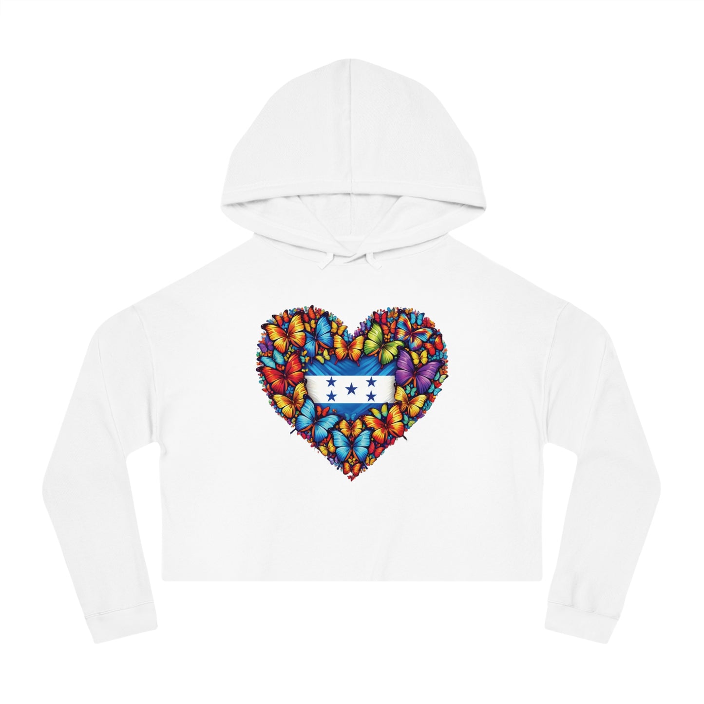 Women’s Cropped Butterfly's Heartland Hooded Sweatshirt