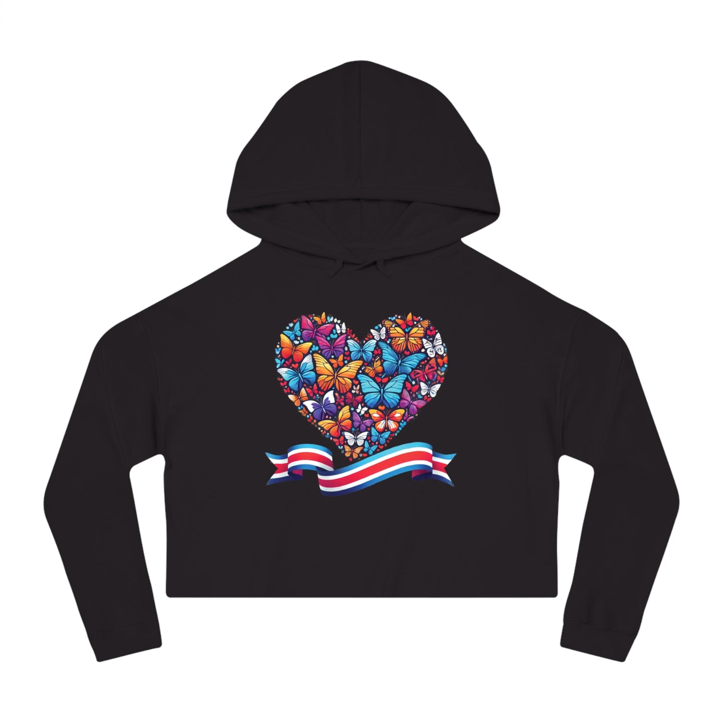 Women’s Cropped Butterfly's Heartland Hooded Sweatshirt