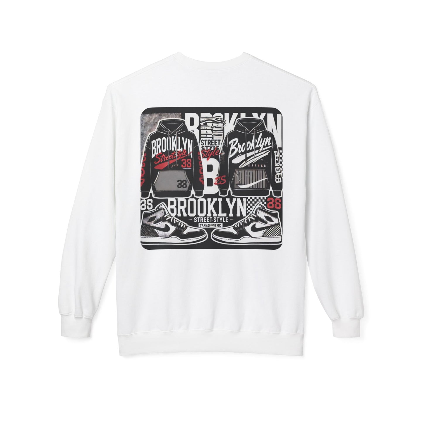 Ok Brooklyn's Unisex Midweight Softstyle Fleece Crewneck Sweatshirt