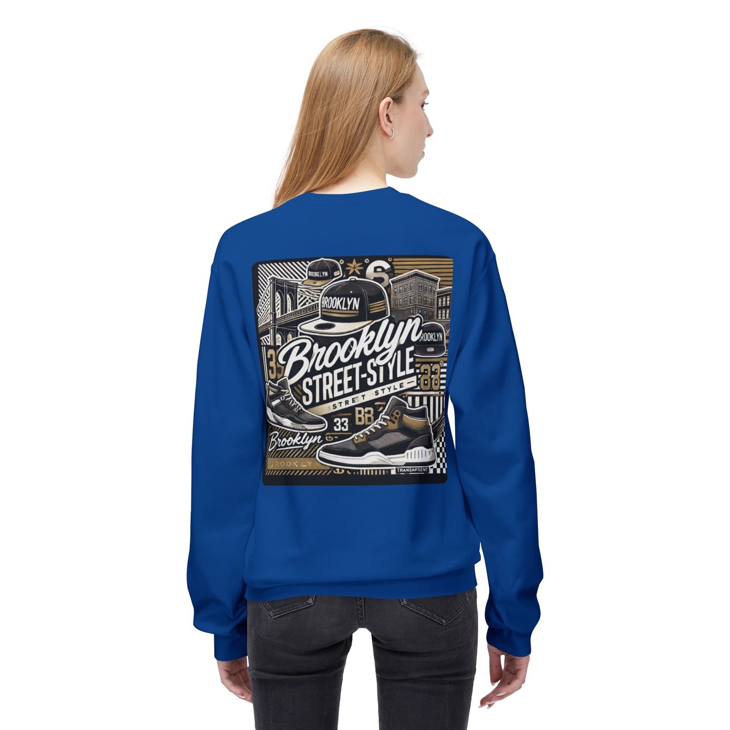 Ok Brooklyn's Unisex Midweight Softstyle Fleece Crewneck Sweatshirt