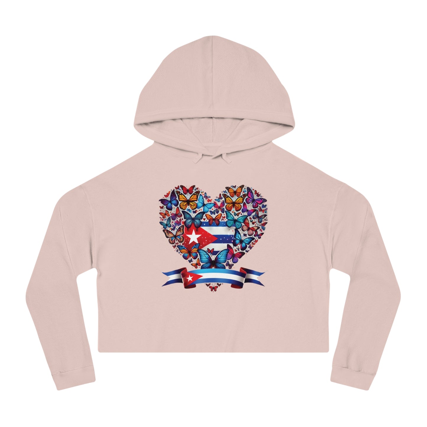 Women’s Cropped Butterfly's Heartland Hooded Sweatshirt