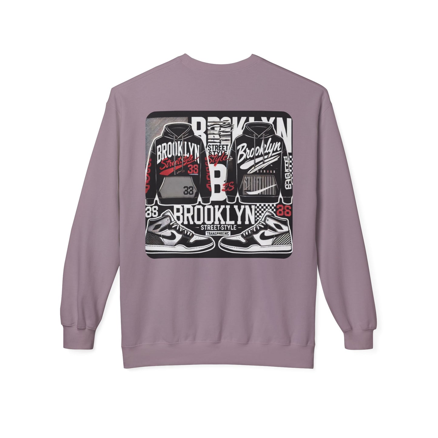 Ok Brooklyn's Unisex Midweight Softstyle Fleece Crewneck Sweatshirt