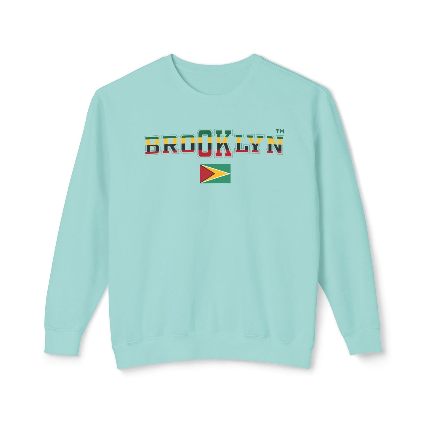 Guyana Unisex Lightweight Crewneck Sweatshirt