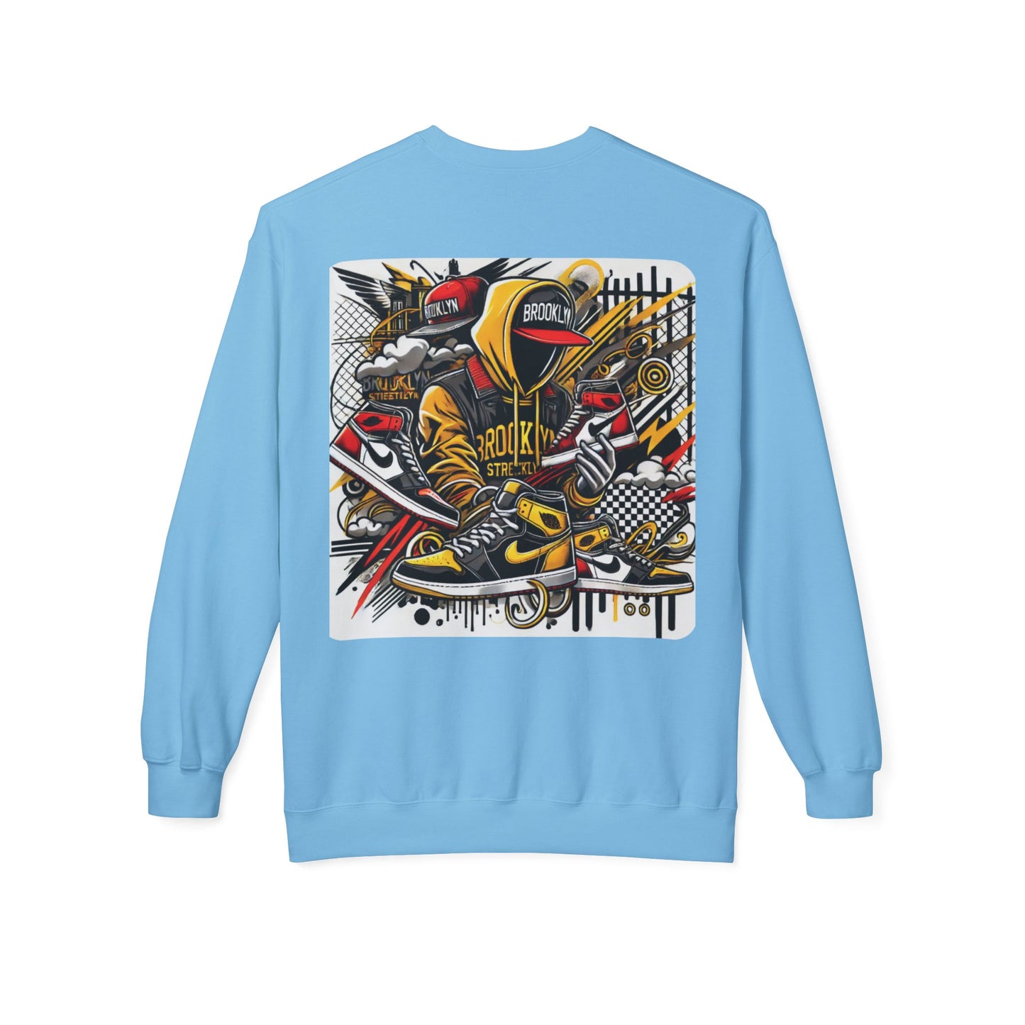 Ok Brooklyn's Unisex Midweight Softstyle Fleece Crewneck Sweatshirt