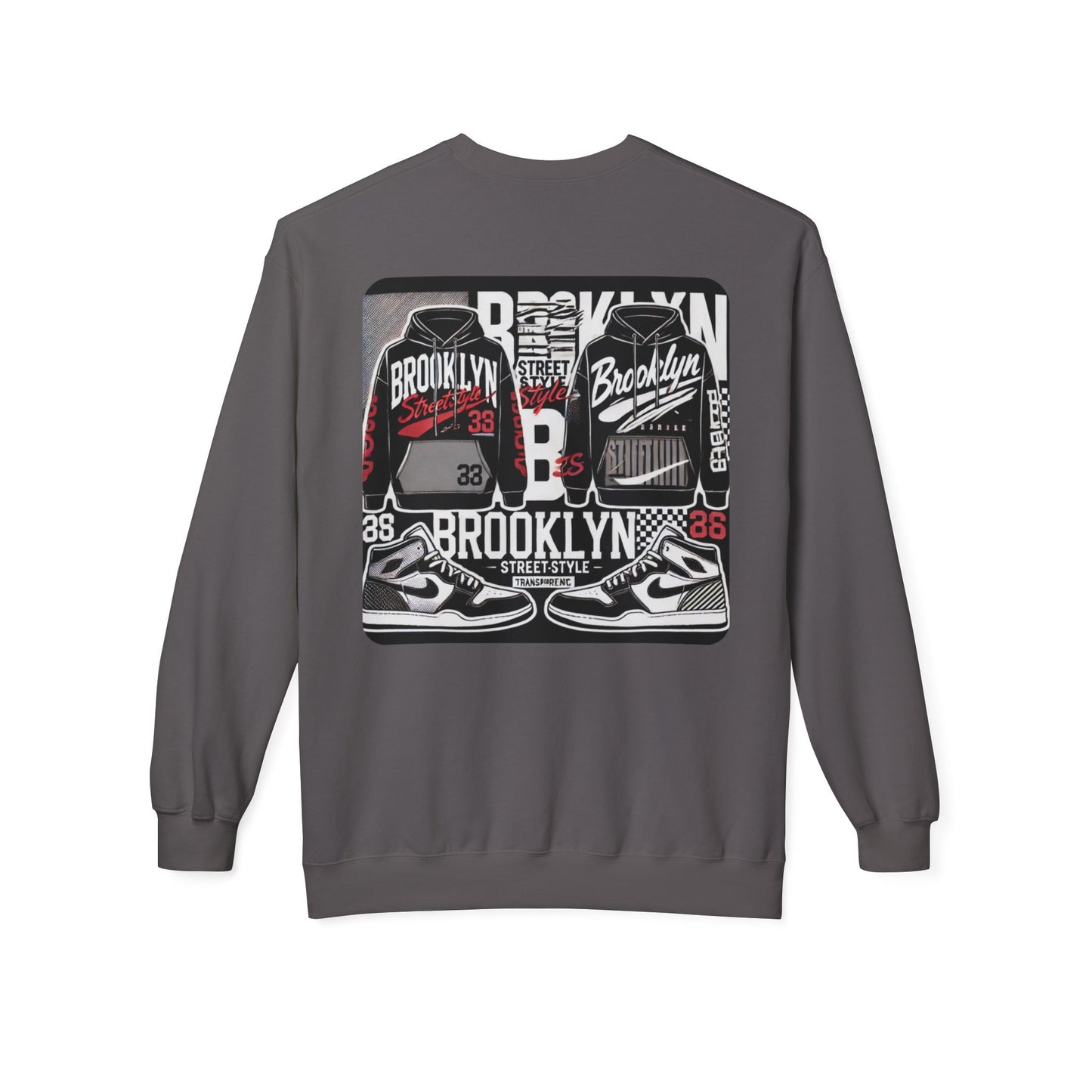 Ok Brooklyn's Unisex Midweight Softstyle Fleece Crewneck Sweatshirt