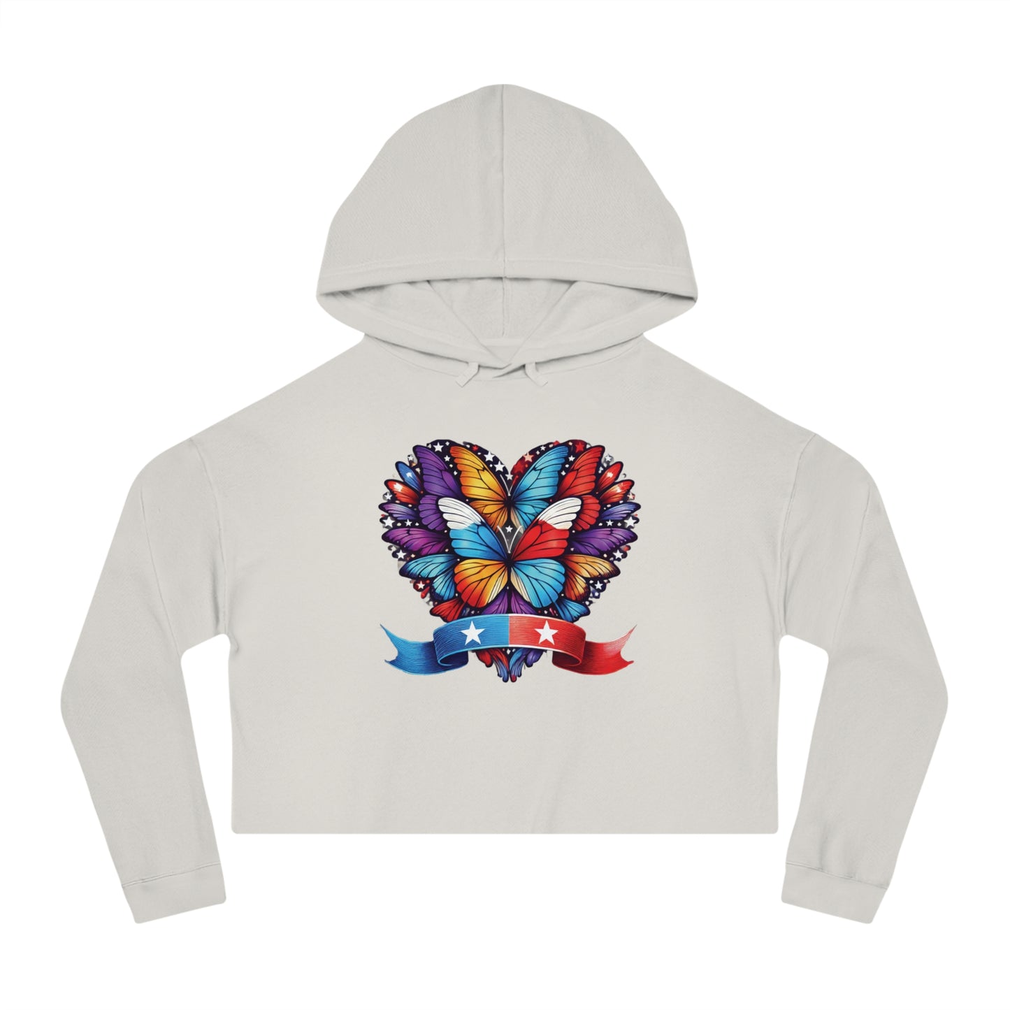 Women’s Cropped Butterfly's Heartland Hooded Sweatshirt