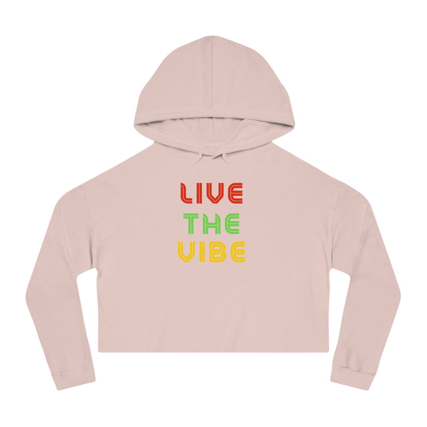 Begetter's Women Cropped Hoodie - Live the Vibe