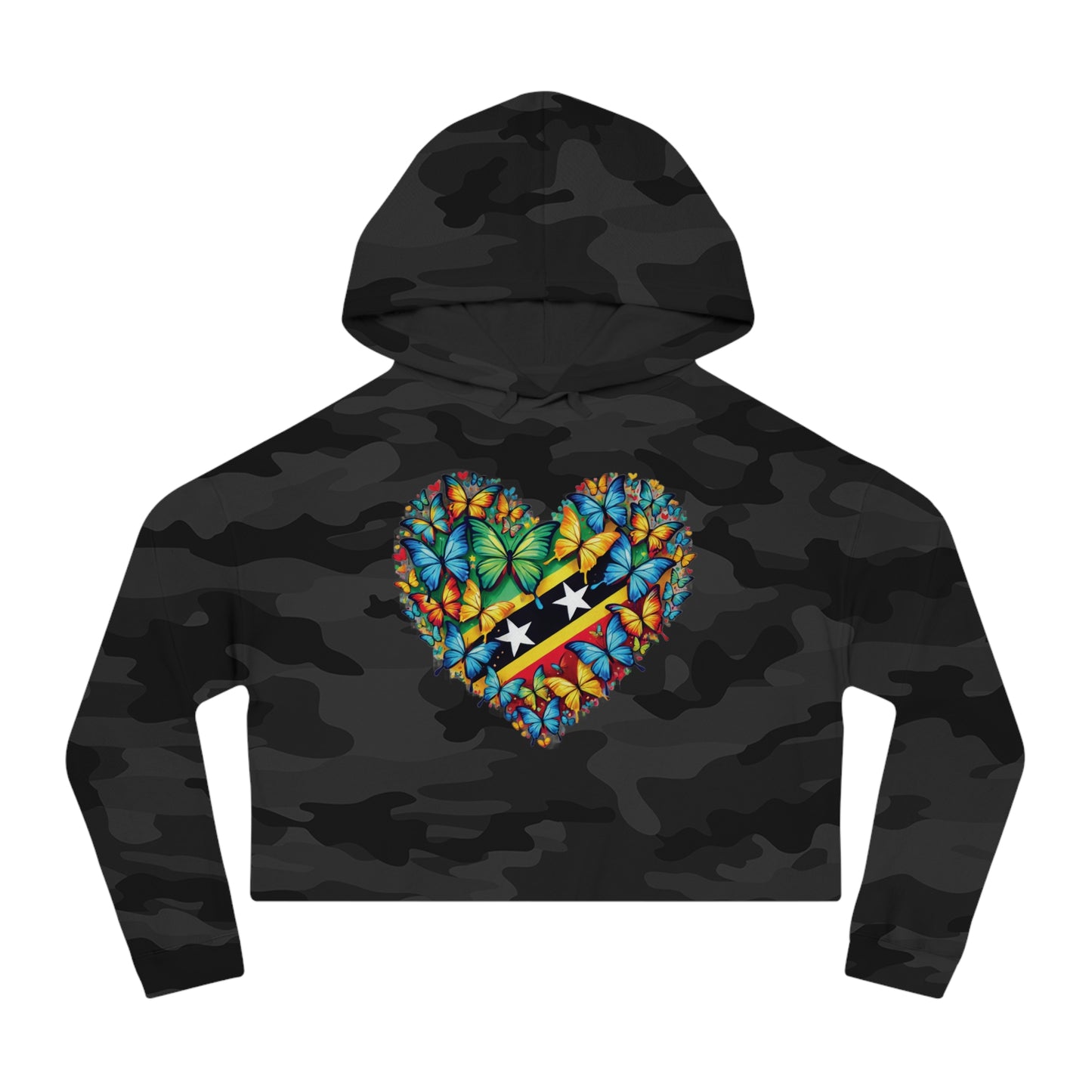 Women’s Cropped Butterfly's Heartland Hooded Sweatshirt