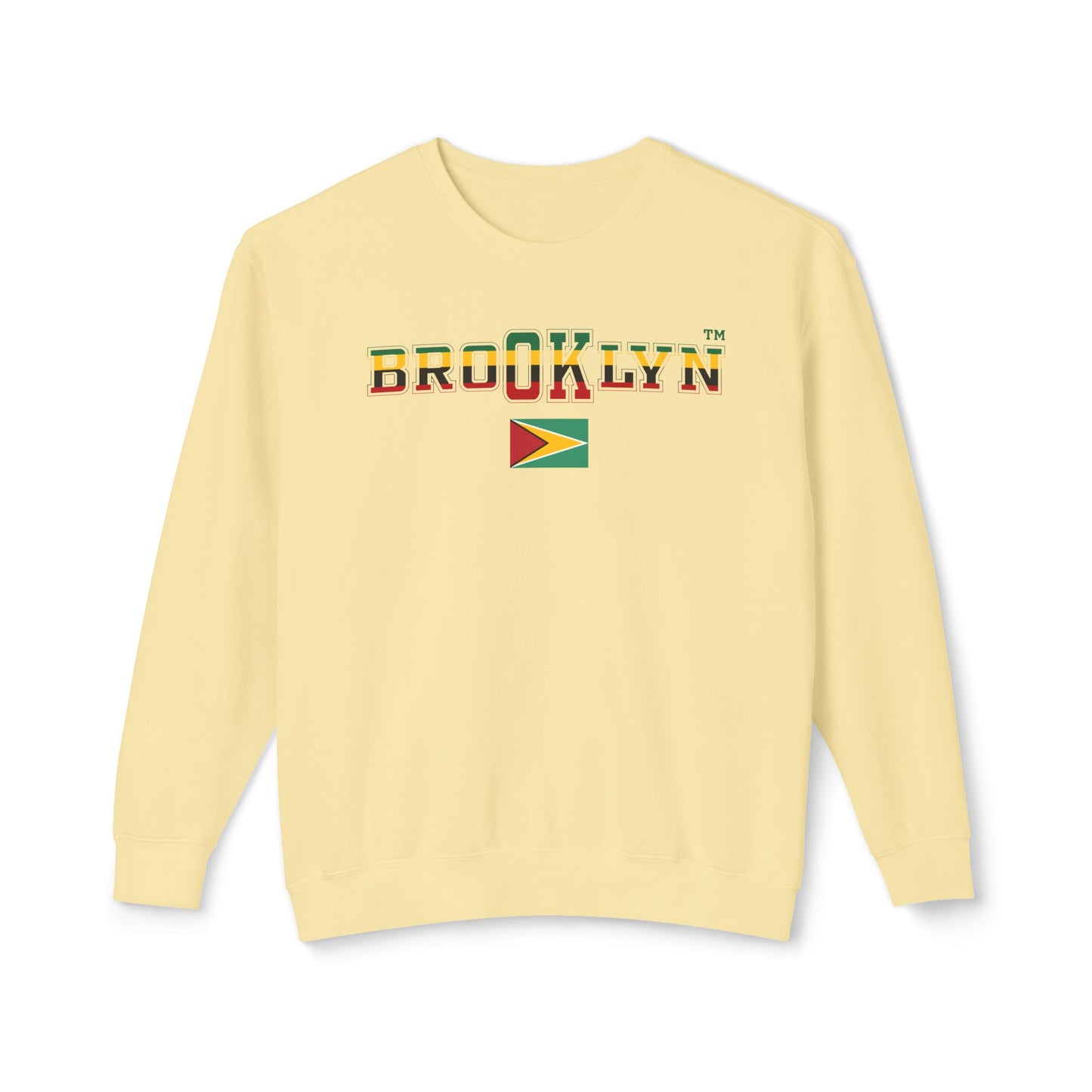 Guyana Unisex Lightweight Crewneck Sweatshirt