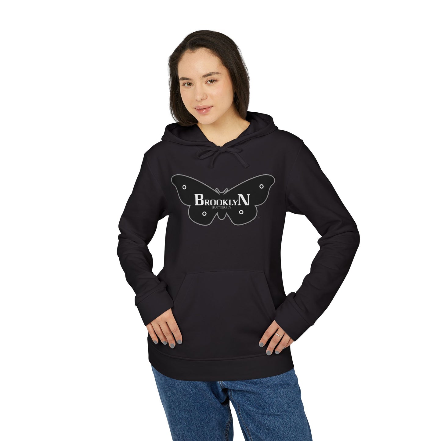 Brooklyn butterfly's adidas Unisex Fleece Hoodie