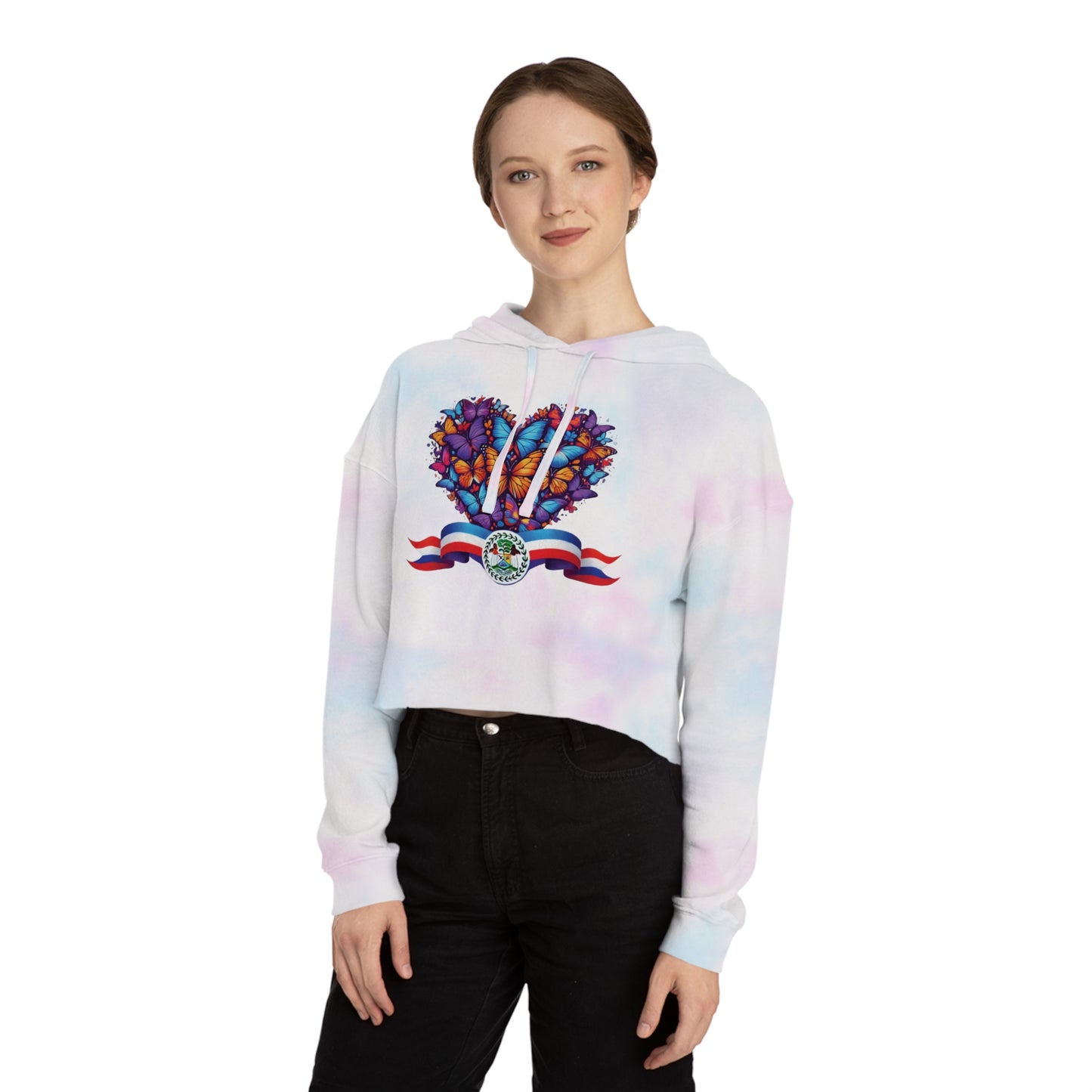 Women’s Cropped Butterfly's Heartland Hooded Sweatshirt