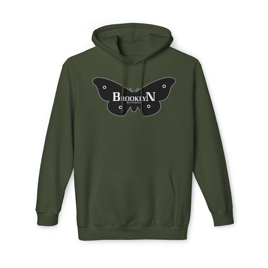 Brooklyn Butterfly Unisex Hooded Sweatshirt, Made in US
