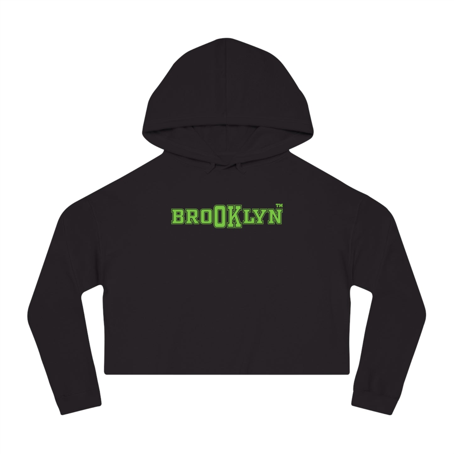 Ok Brooklyn's Women’s Cropped Hooded Sweatshirt