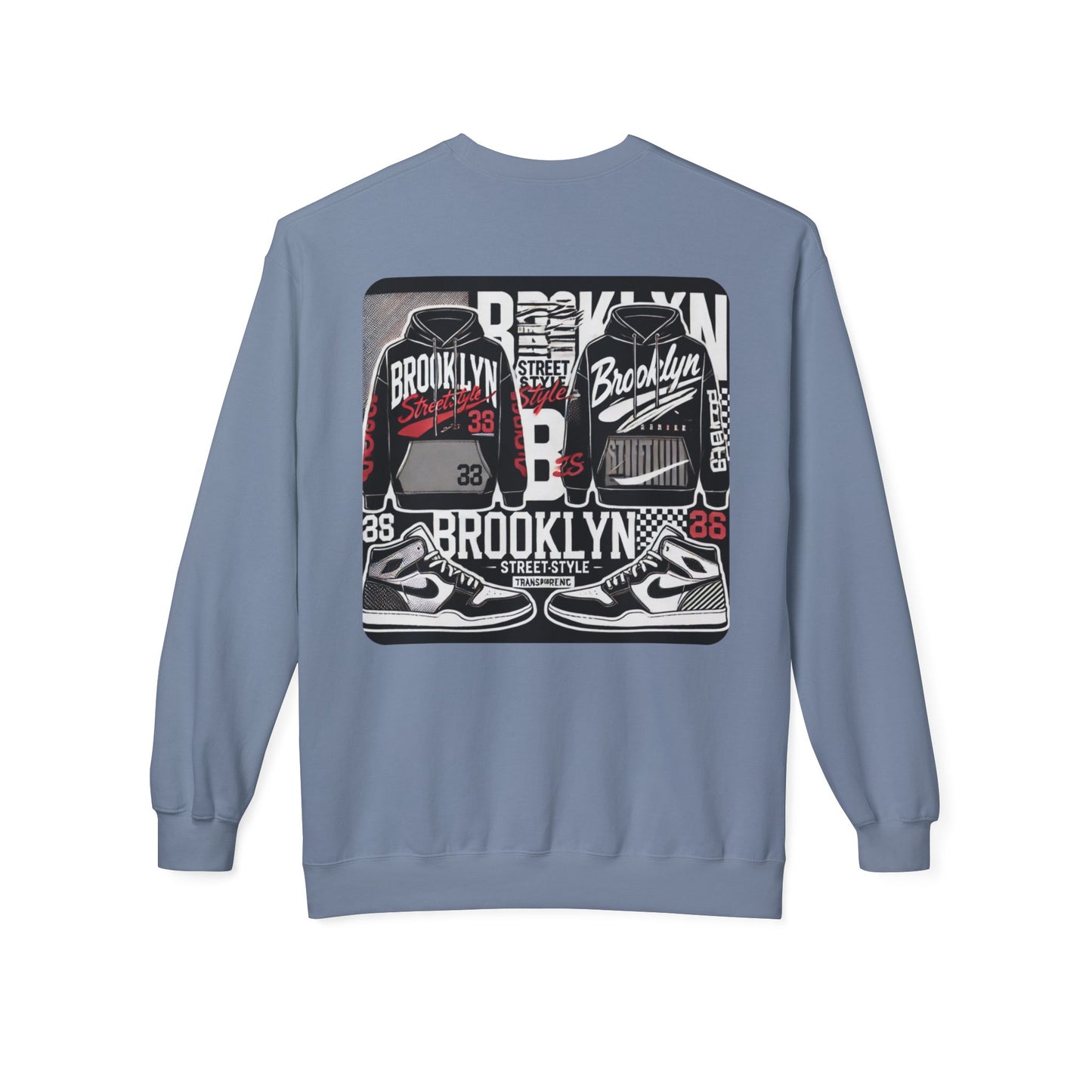 Ok Brooklyn's Unisex Midweight Softstyle Fleece Crewneck Sweatshirt