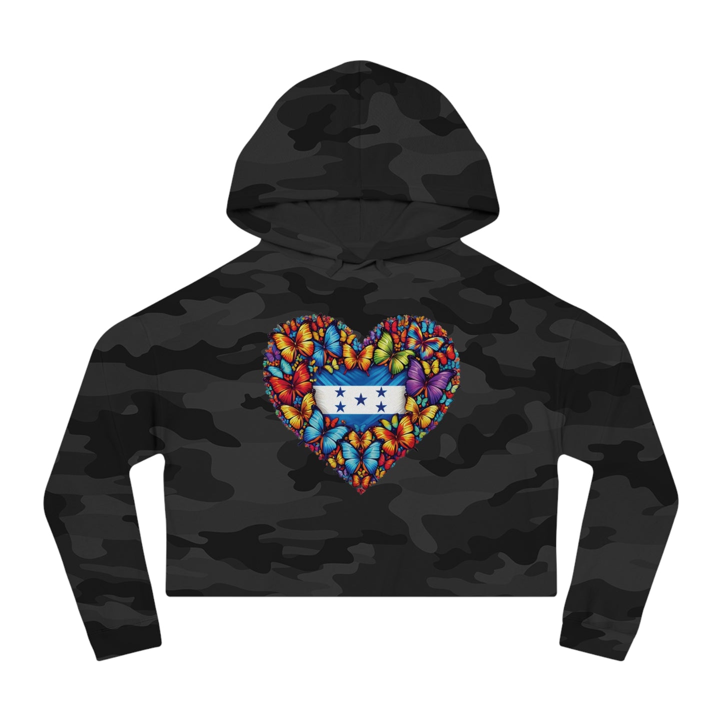 Women’s Cropped Butterfly's Heartland Hooded Sweatshirt