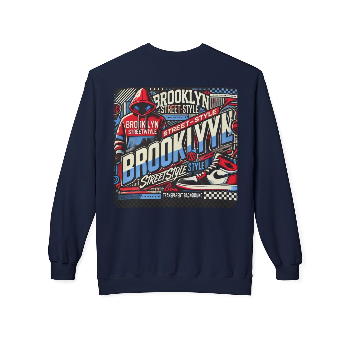 Ok Brooklyn's Unisex Midweight Softstyle Fleece Crewneck Sweatshirt