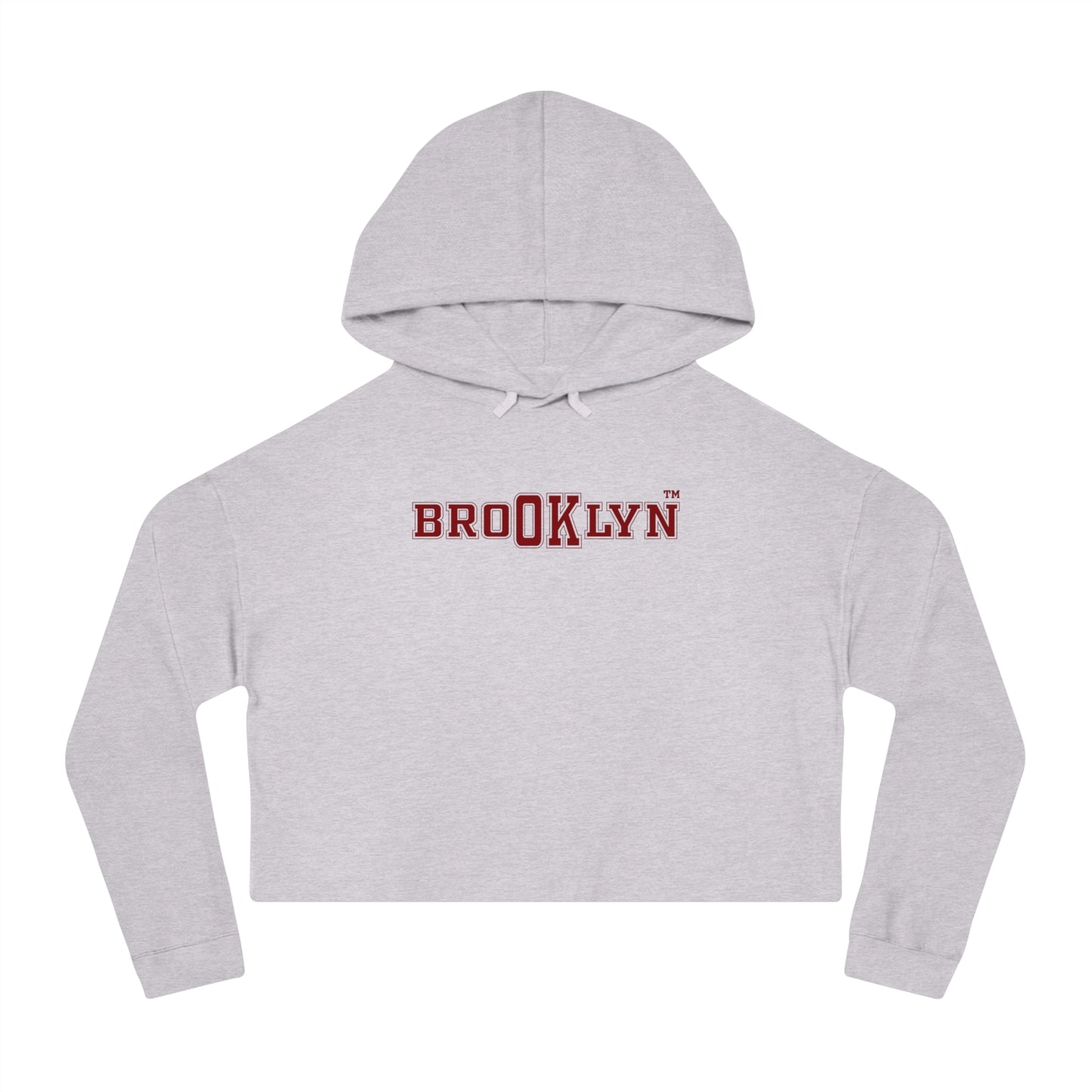 Ok Brooklyn's Women’s Cropped Hooded Sweatshirt