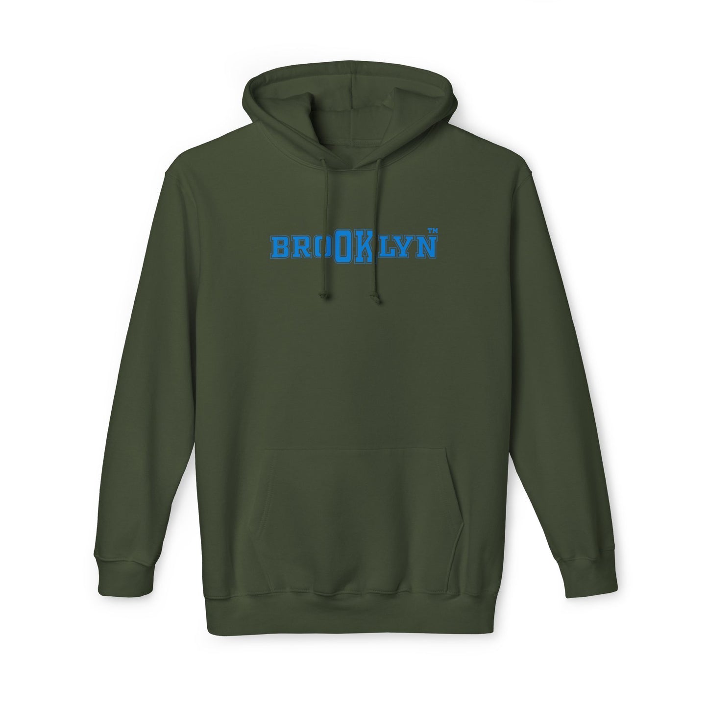 Ok Brooklyn's Unisex Hooded Sweatshirt, Made in US