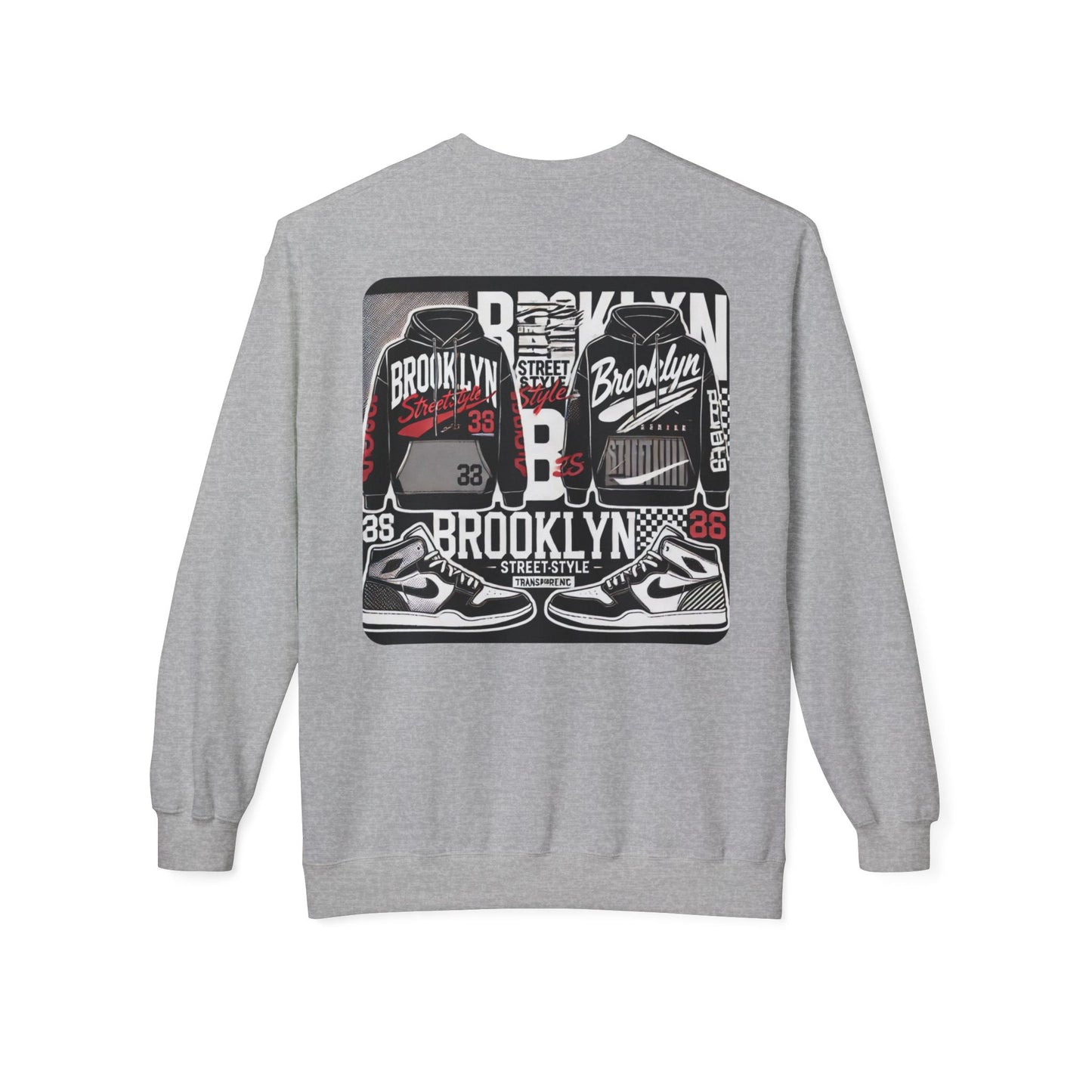 Ok Brooklyn's Unisex Midweight Softstyle Fleece Crewneck Sweatshirt