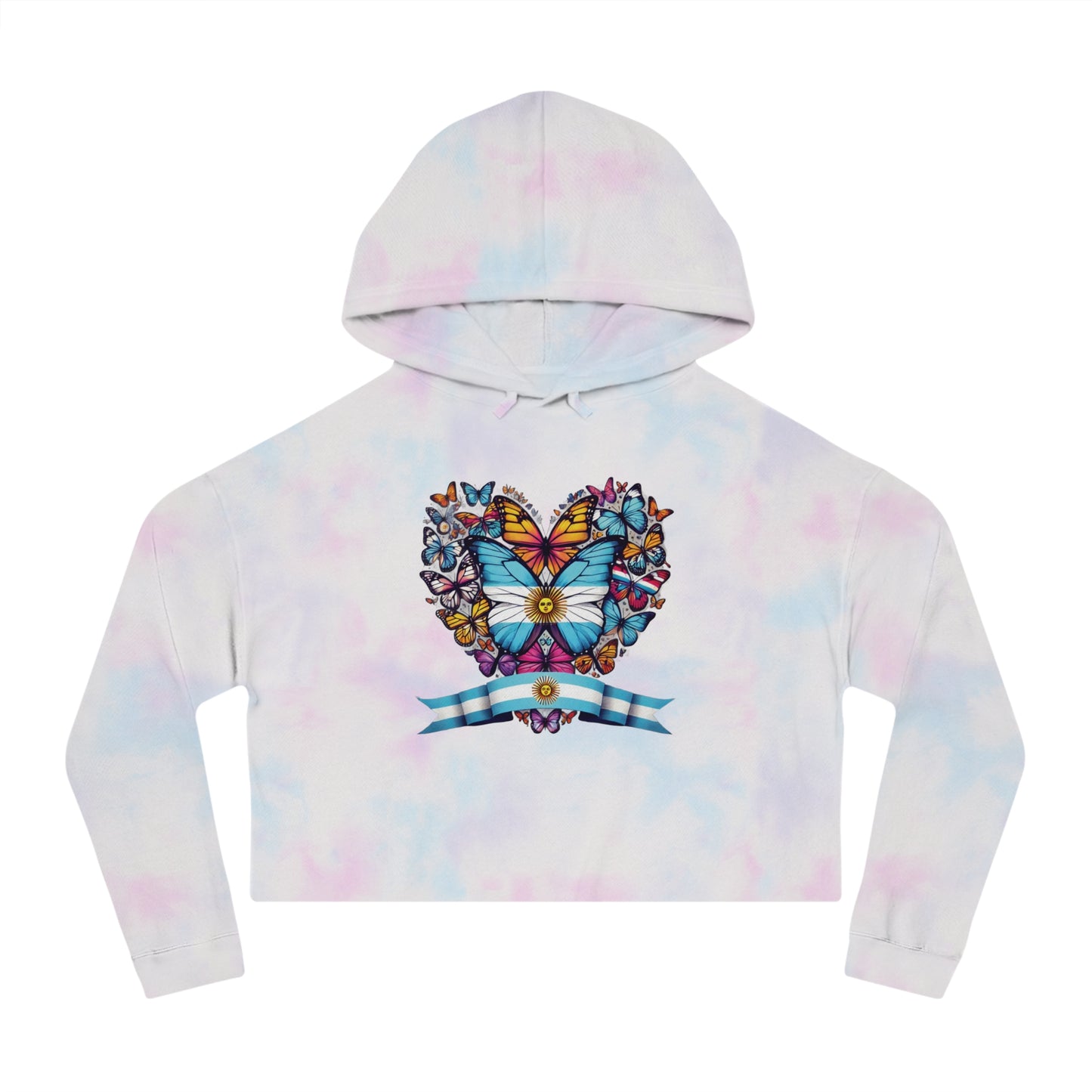 Women’s Cropped Butterfly's Heartland Hooded Sweatshirt