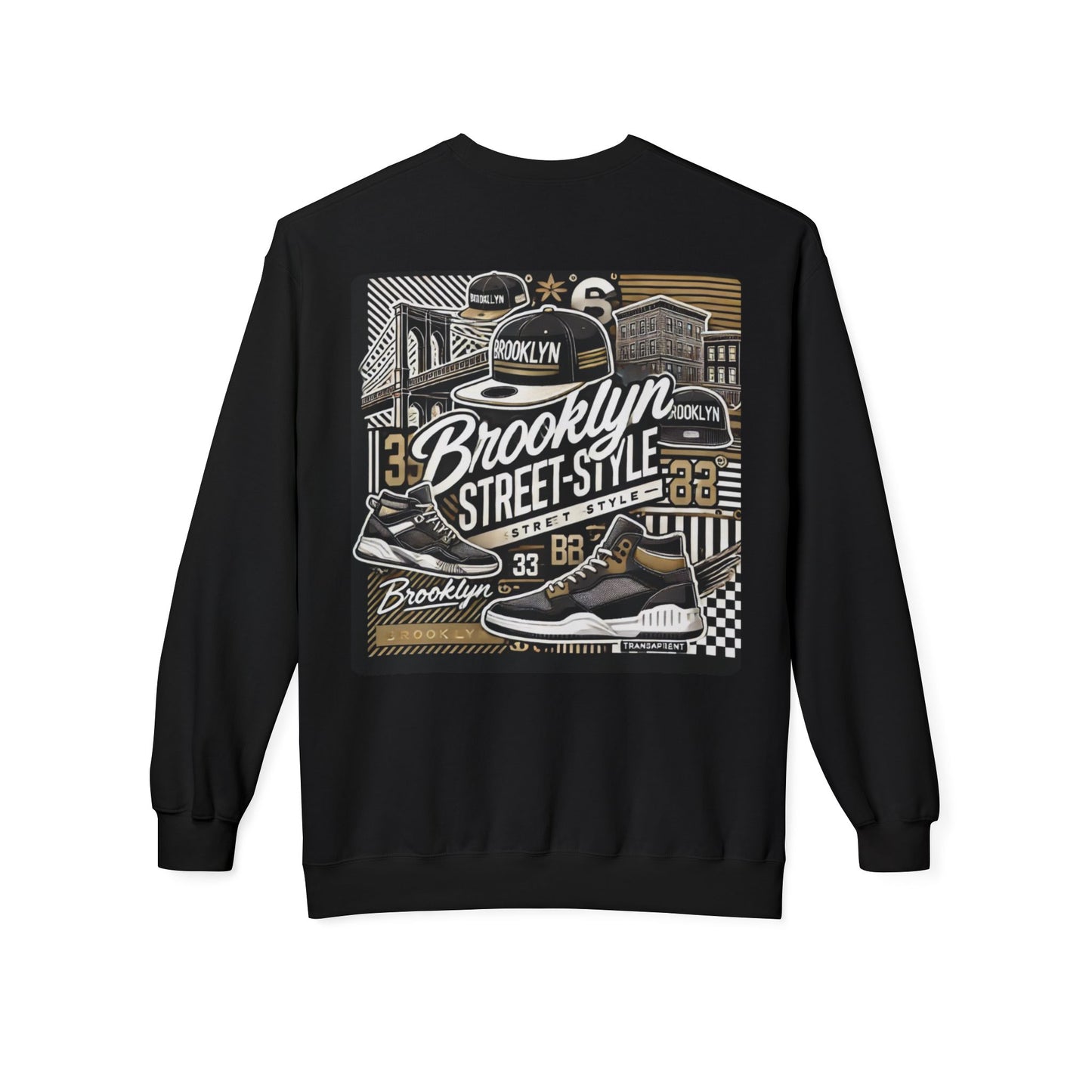 Ok Brooklyn's Unisex Midweight Softstyle Fleece Crewneck Sweatshirt