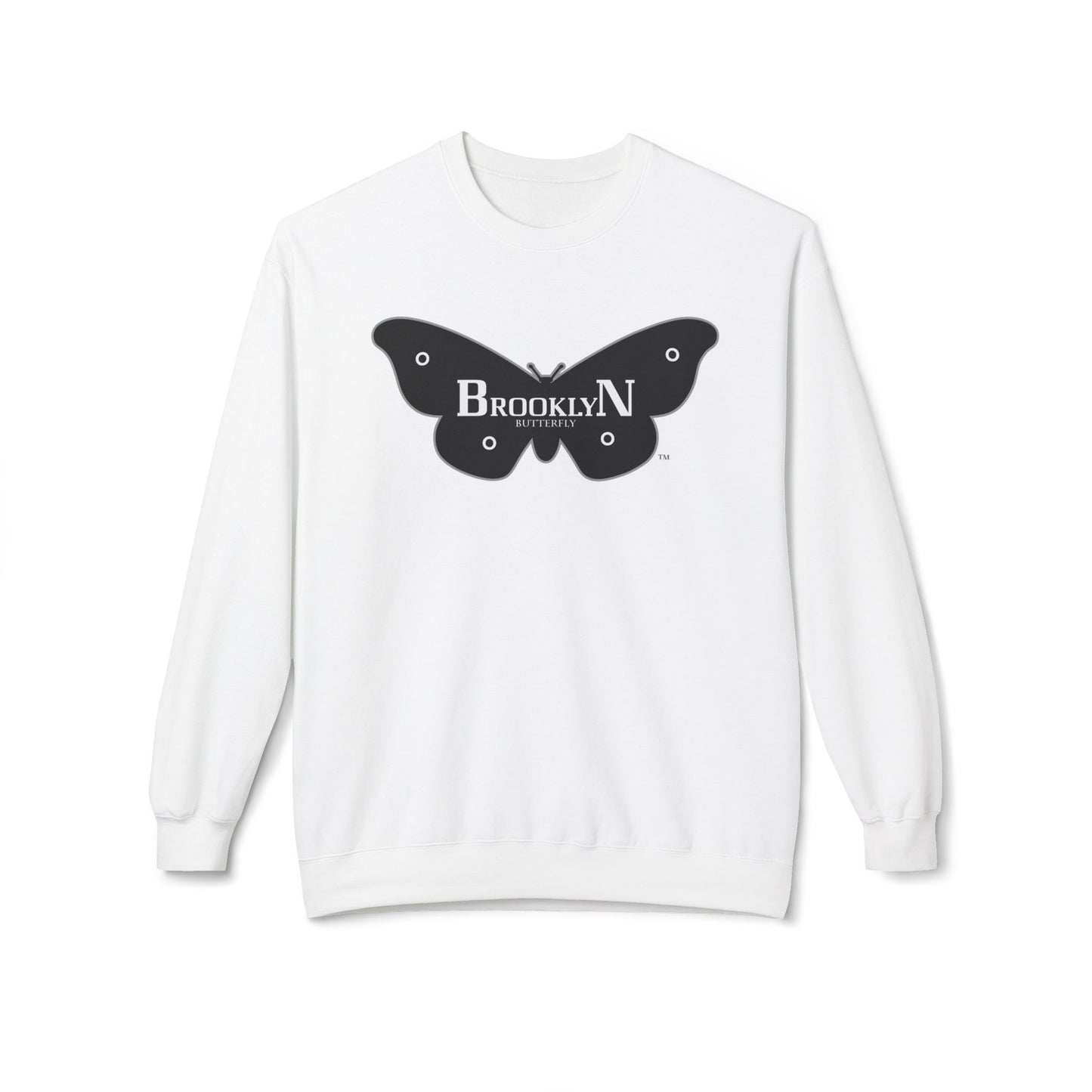 Brooklyn Butterfly's Unisex Midweight Softstyle Fleece Crewneck Sweatshirt