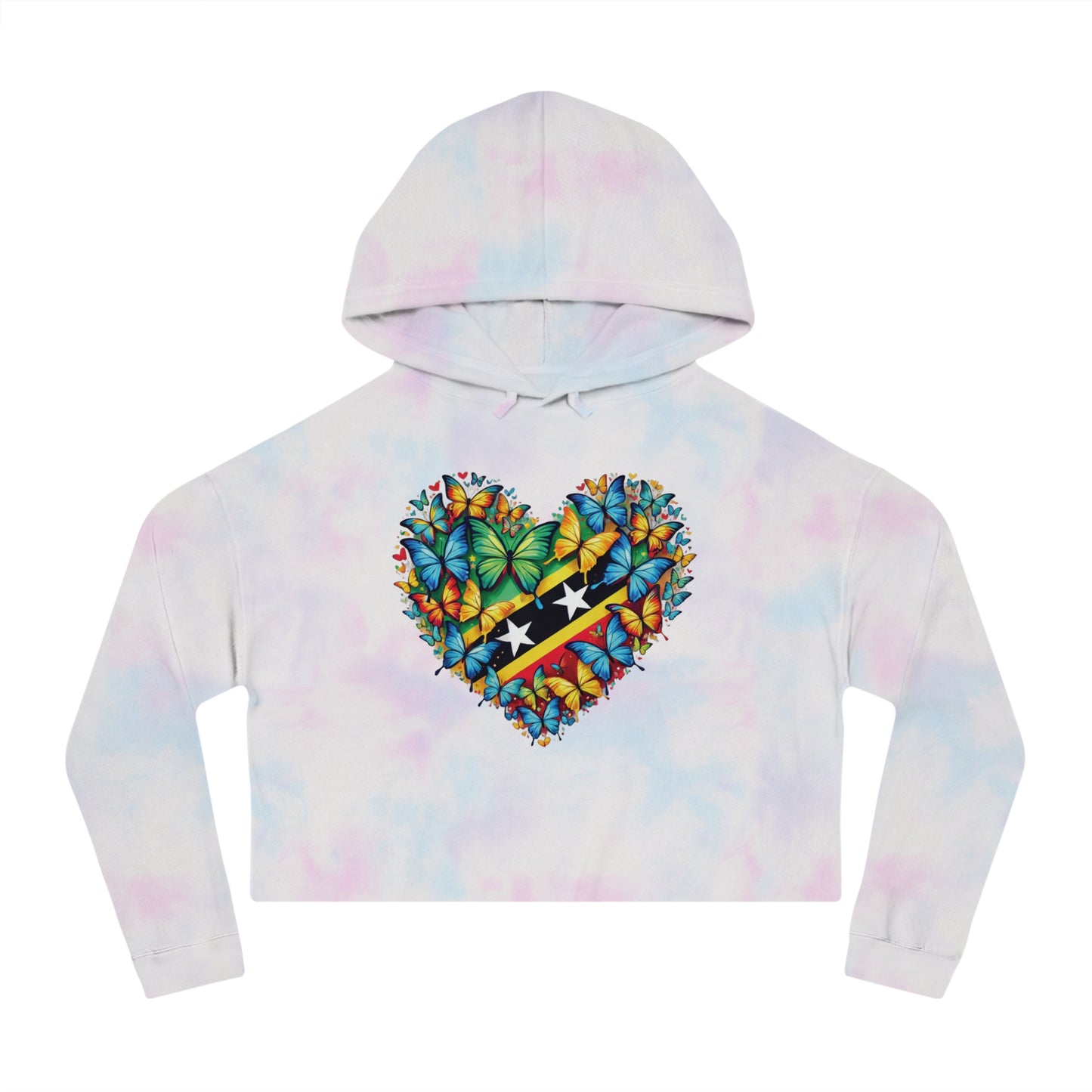 Women’s Cropped Butterfly's Heartland Hooded Sweatshirt