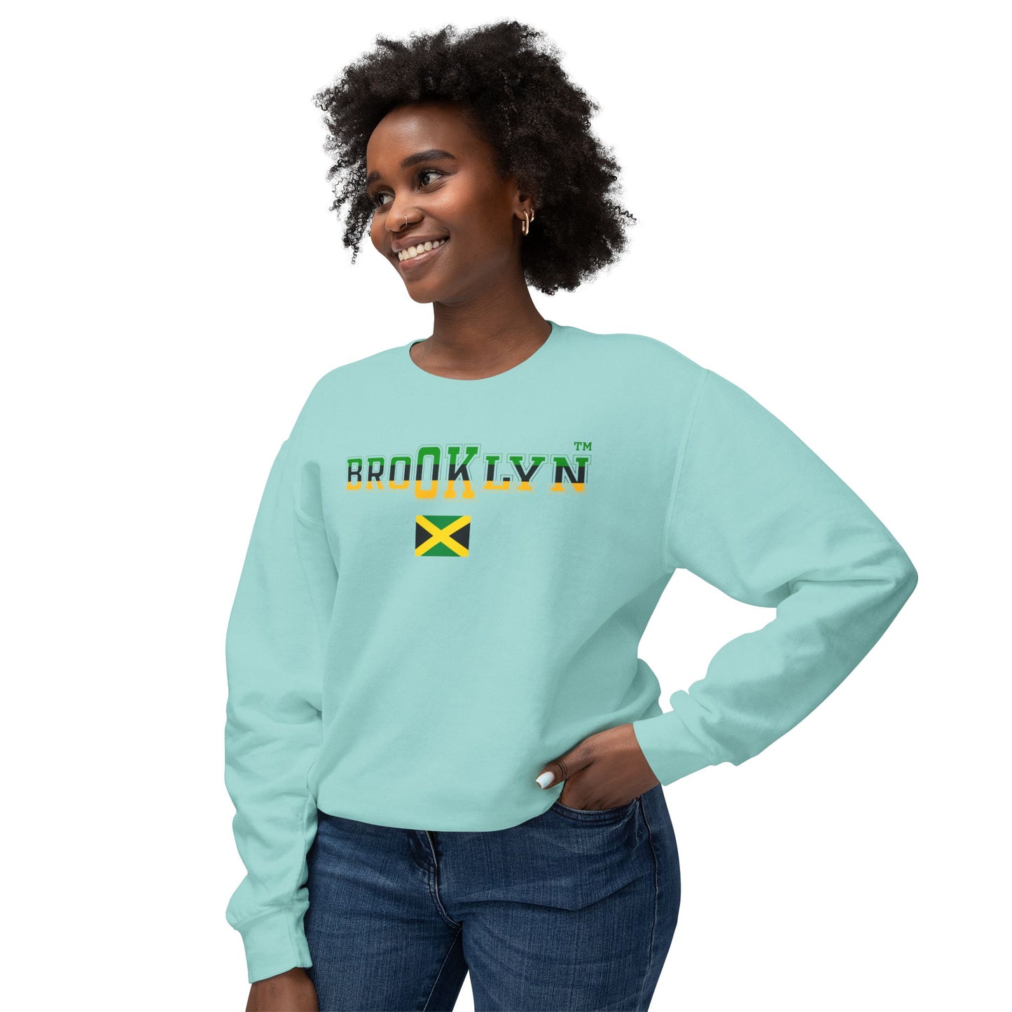 Jamaica Unisex Lightweight Crewneck Sweatshirt