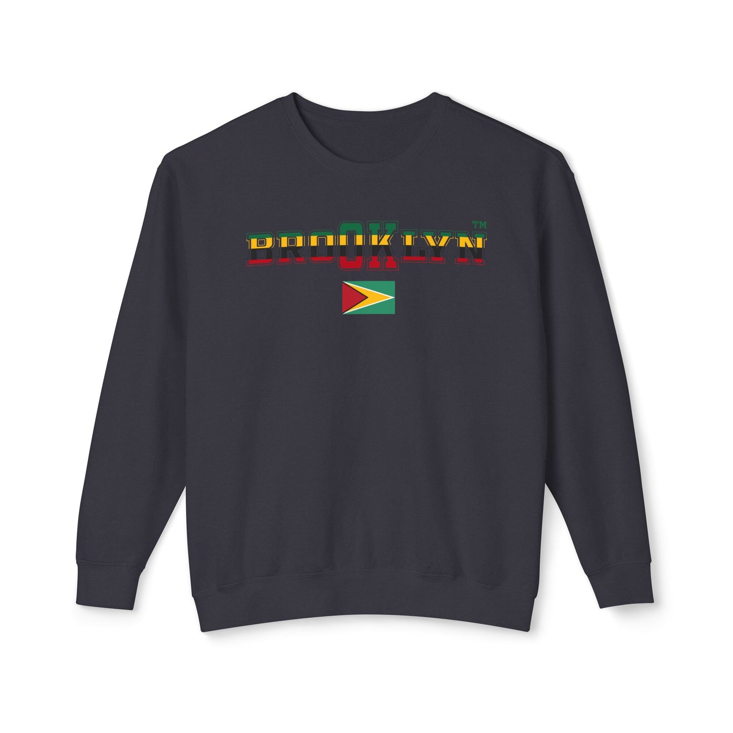 Guyana Unisex Lightweight Crewneck Sweatshirt