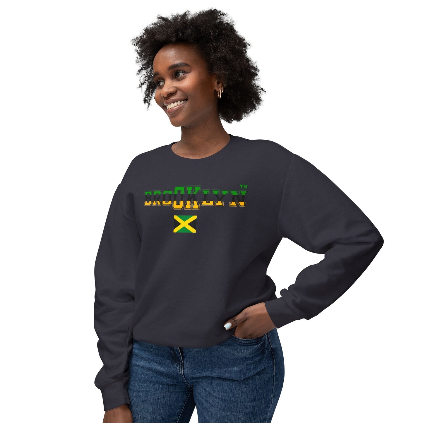 Jamaica Unisex Lightweight Crewneck Sweatshirt