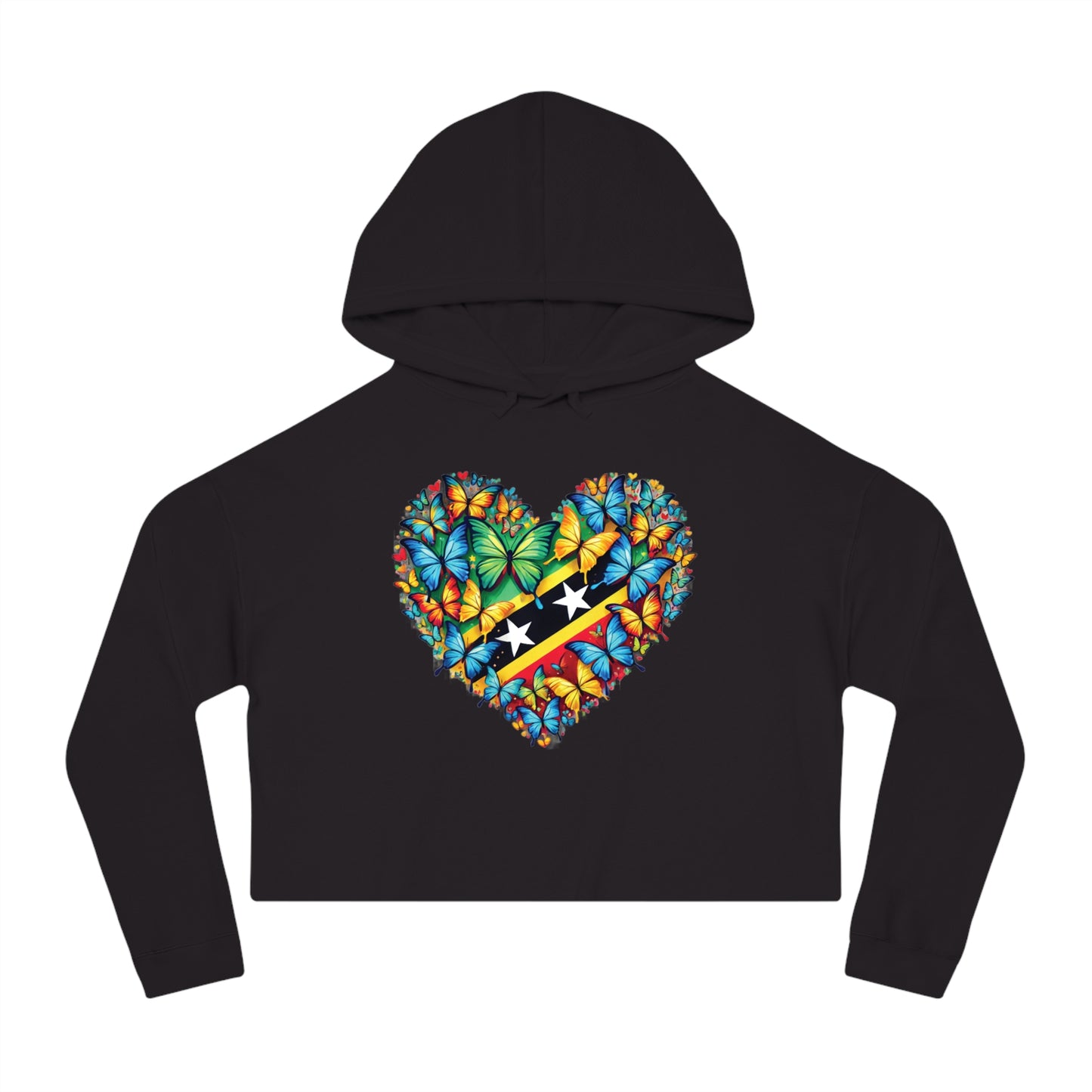 Women’s Cropped Butterfly's Heartland Hooded Sweatshirt