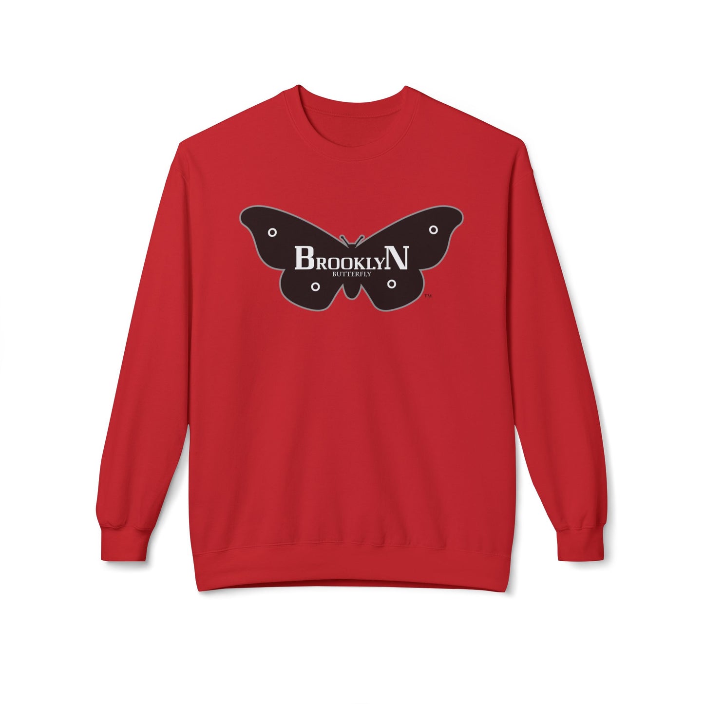 Brooklyn Butterfly's Unisex Midweight Softstyle Fleece Crewneck Sweatshirt