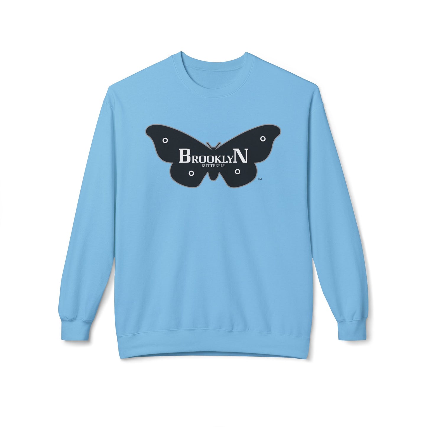 Brooklyn Butterfly's Unisex Midweight Softstyle Fleece Crewneck Sweatshirt