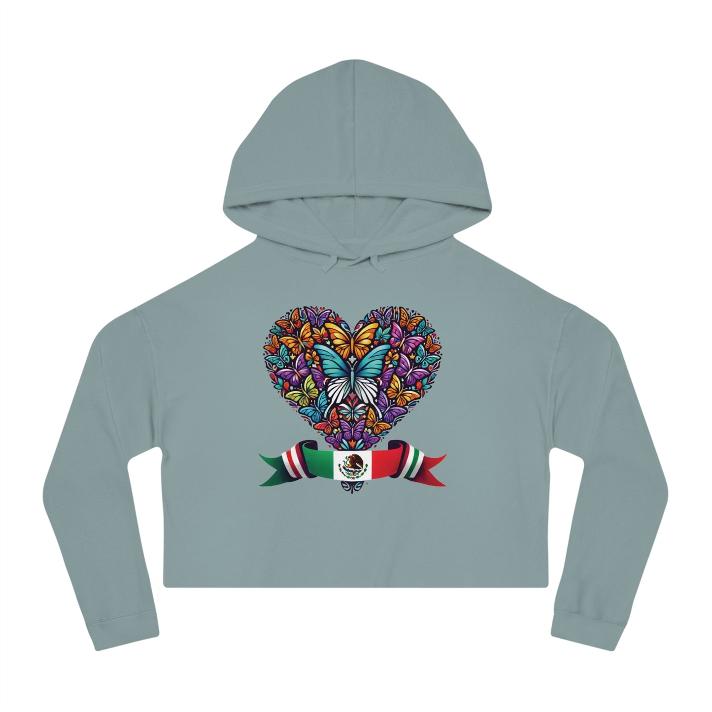 Women’s Cropped Butterfly's Heartland Hooded Sweatshirt