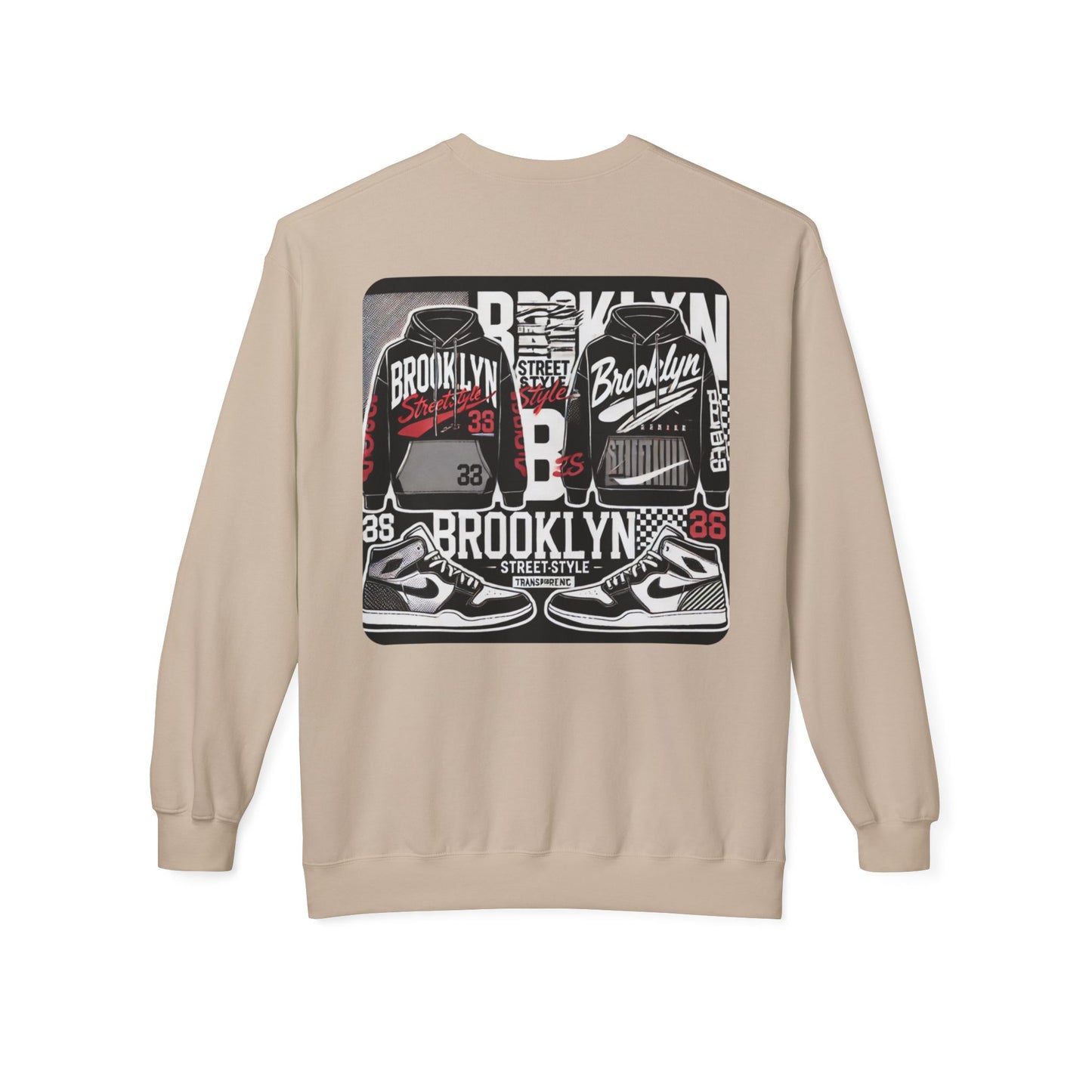 Ok Brooklyn's Unisex Midweight Softstyle Fleece Crewneck Sweatshirt