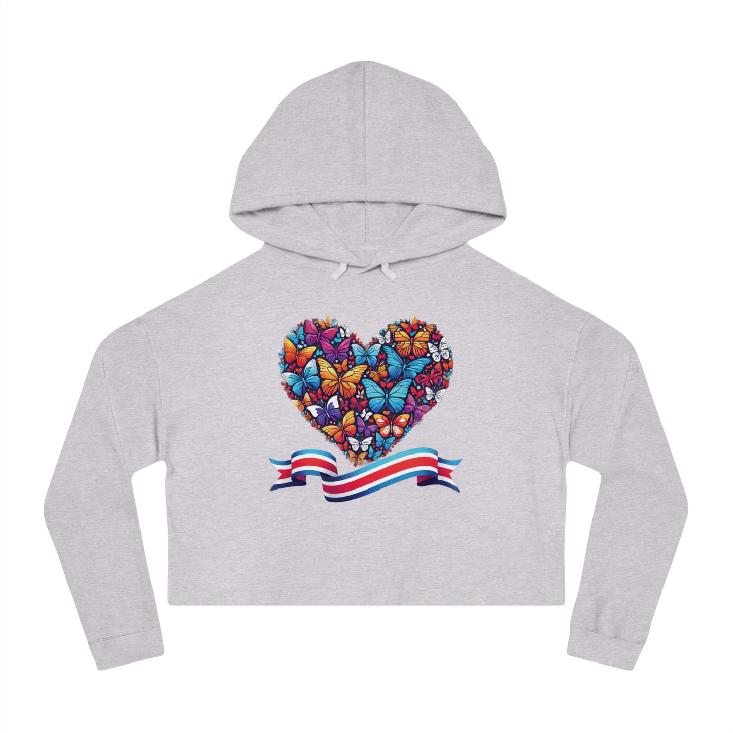 Women’s Cropped Butterfly's Heartland Hooded Sweatshirt