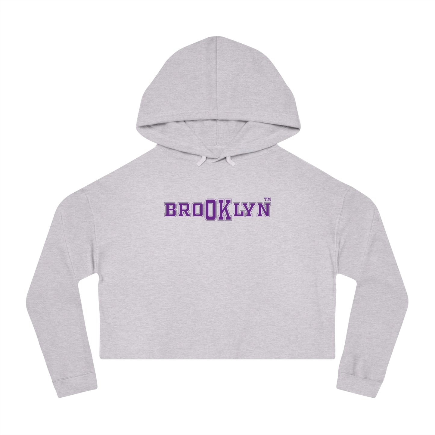 Ok Brooklyn's Women’s Cropped Hooded Sweatshirt