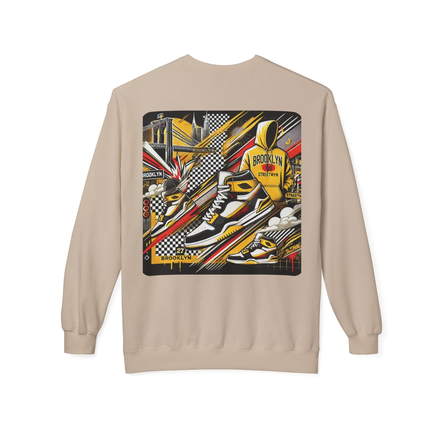 Ok Brooklyn's Unisex Midweight Softstyle Fleece Crewneck Sweatshirt