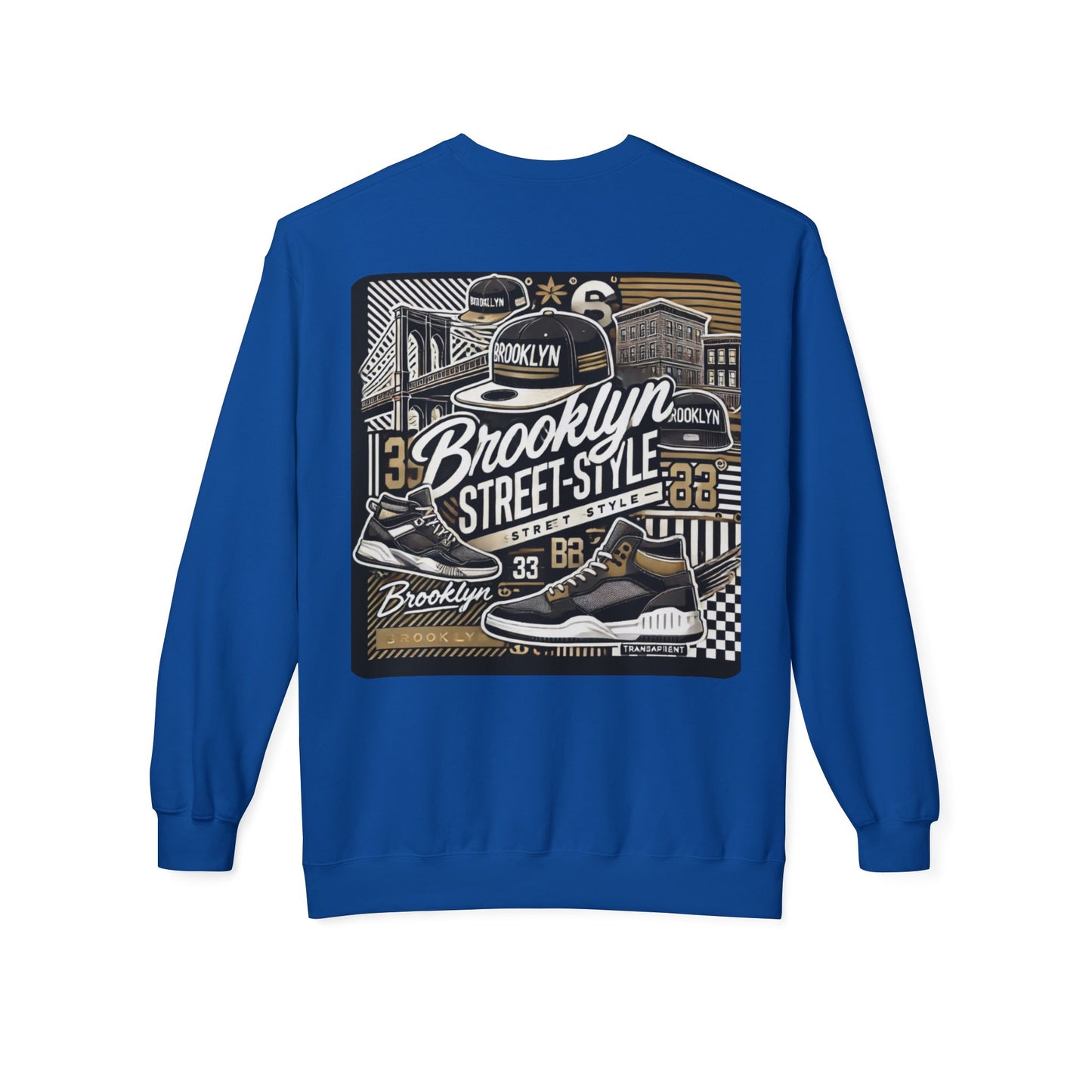 Ok Brooklyn's Unisex Midweight Softstyle Fleece Crewneck Sweatshirt