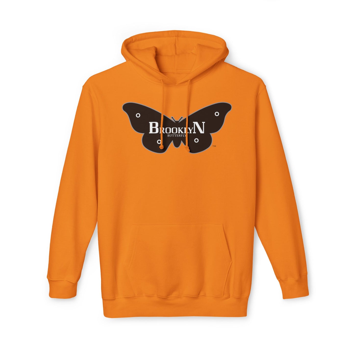 Brooklyn Butterfly Unisex Hooded Sweatshirt, Made in US