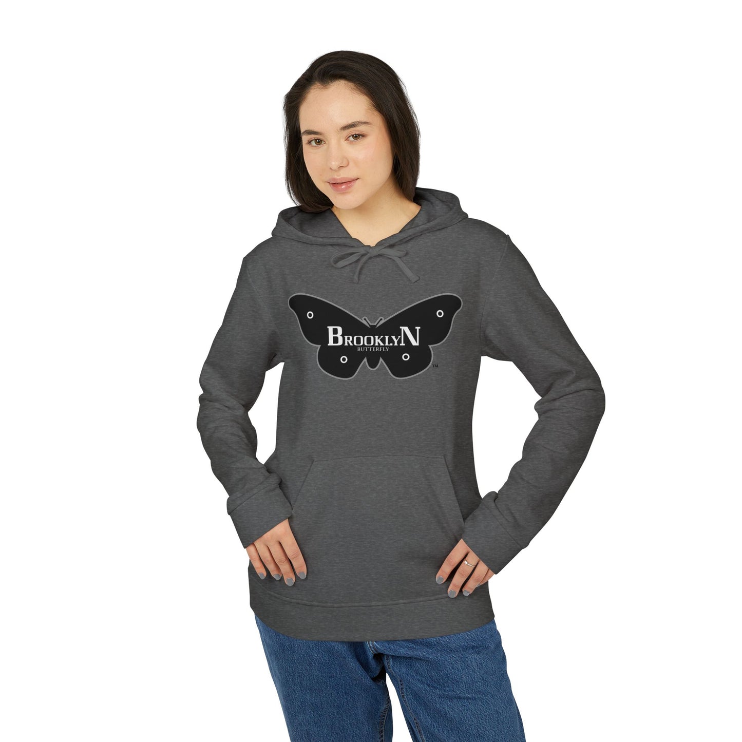 Brooklyn butterfly's adidas Unisex Fleece Hoodie