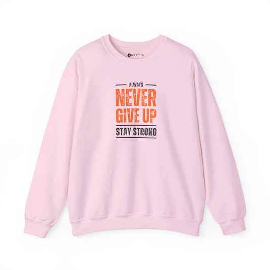 Begetter's Never give Up Unisex Heavy Blend™ Crewneck Sweatshirt