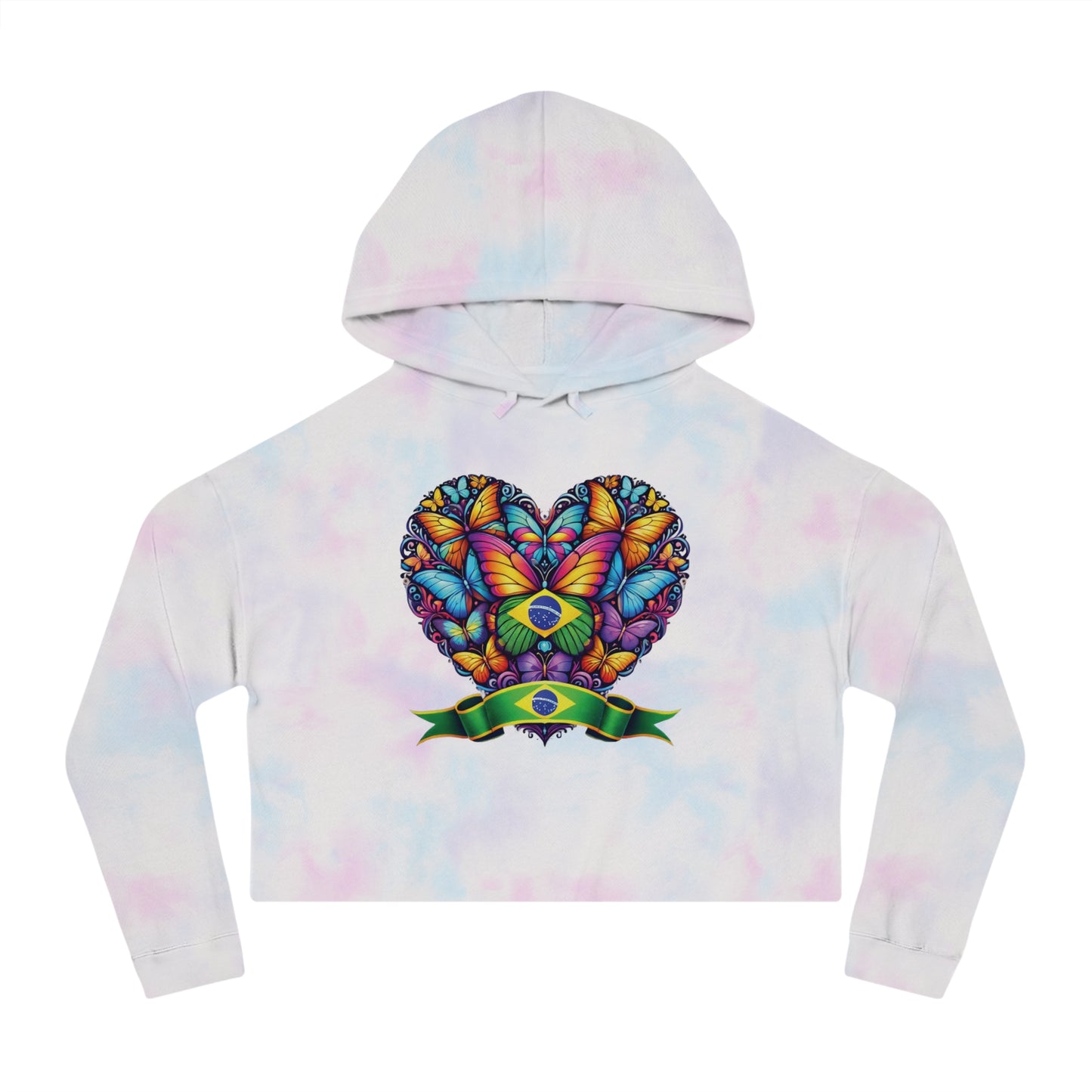 Women’s Cropped Butterfly's Heartland Hooded Sweatshirt