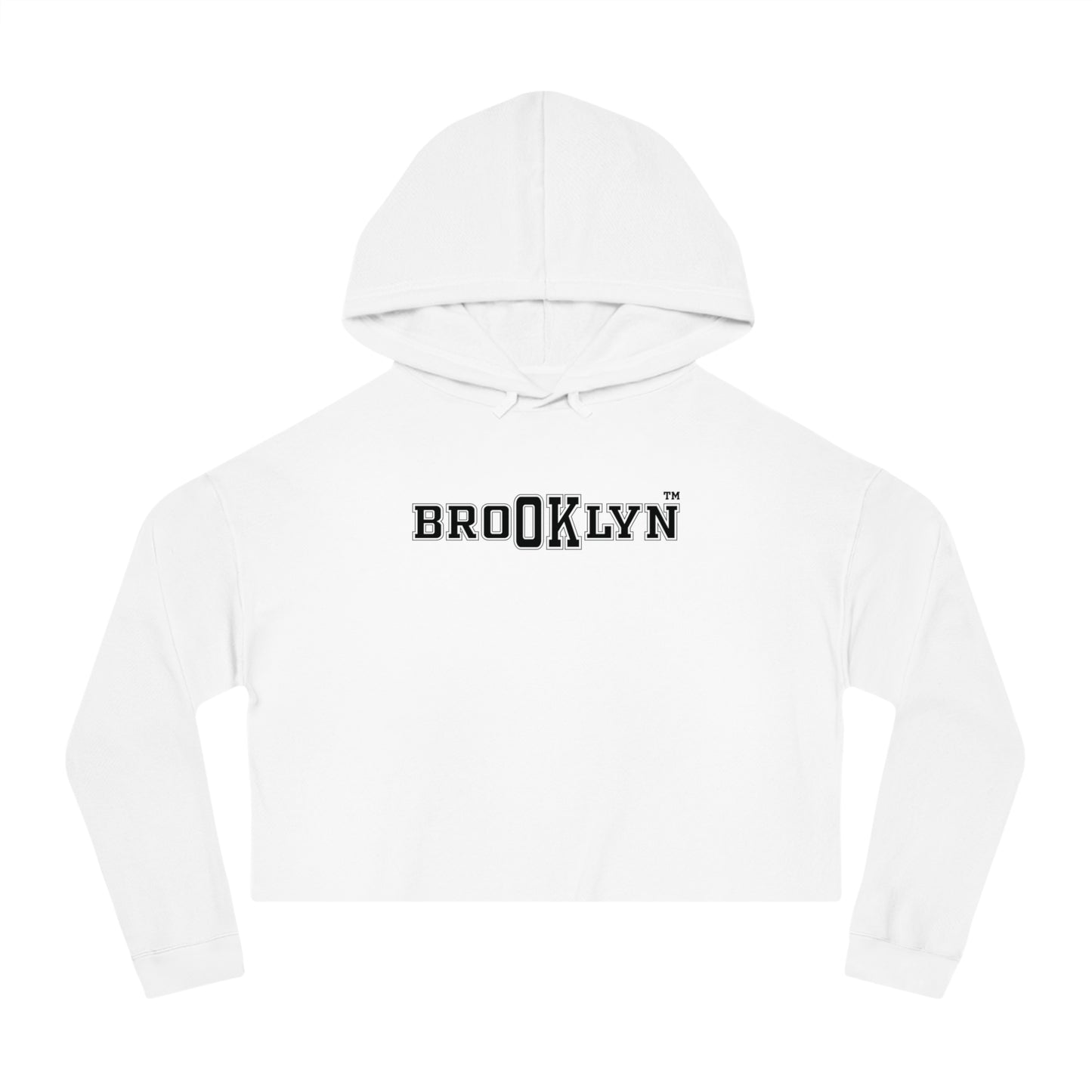 Ok Brooklyn's Women’s Cropped Hooded Sweatshirt